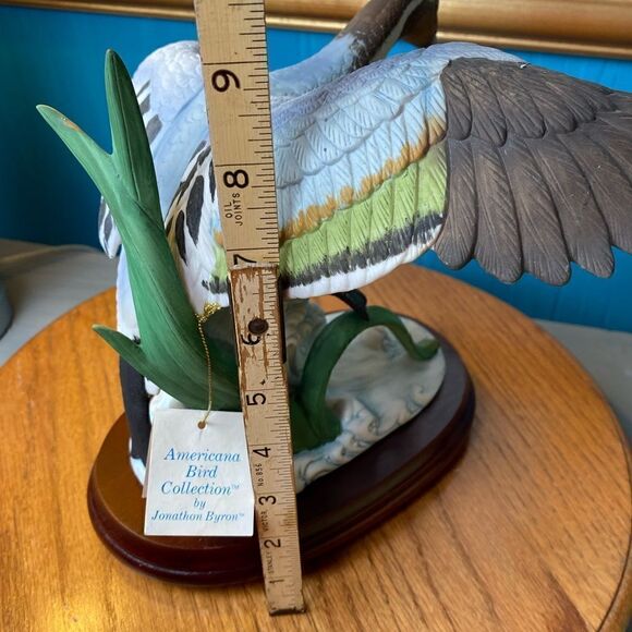 American bird ,Jonathan Byron figurine, porcelain, hand-painted vintage - Picture 13 of 14